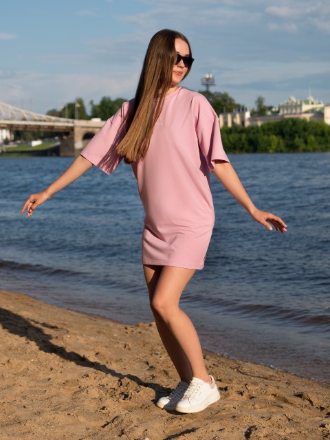 MP2011, Платье-футболка, розовая лаванда